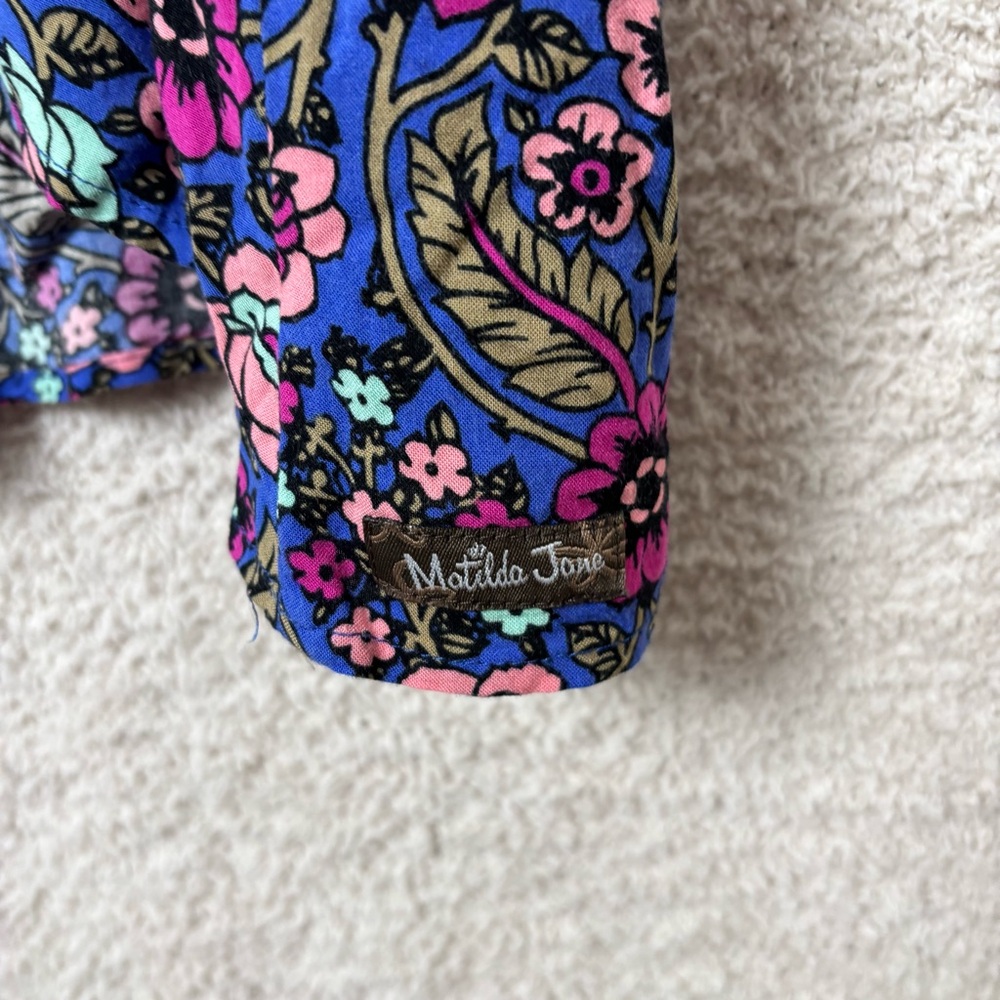 Matilda Jane Dress Large Thoughts and Dreams Floral Multi Colored Boho - Picture 8 of 10